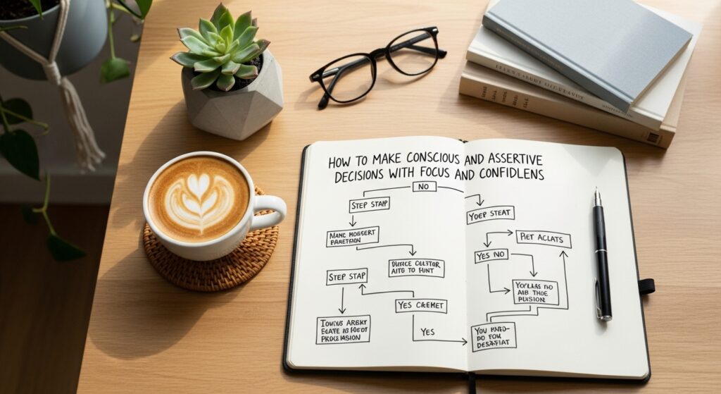 como tomar decisões conscientes e assertivas com foco e confiança