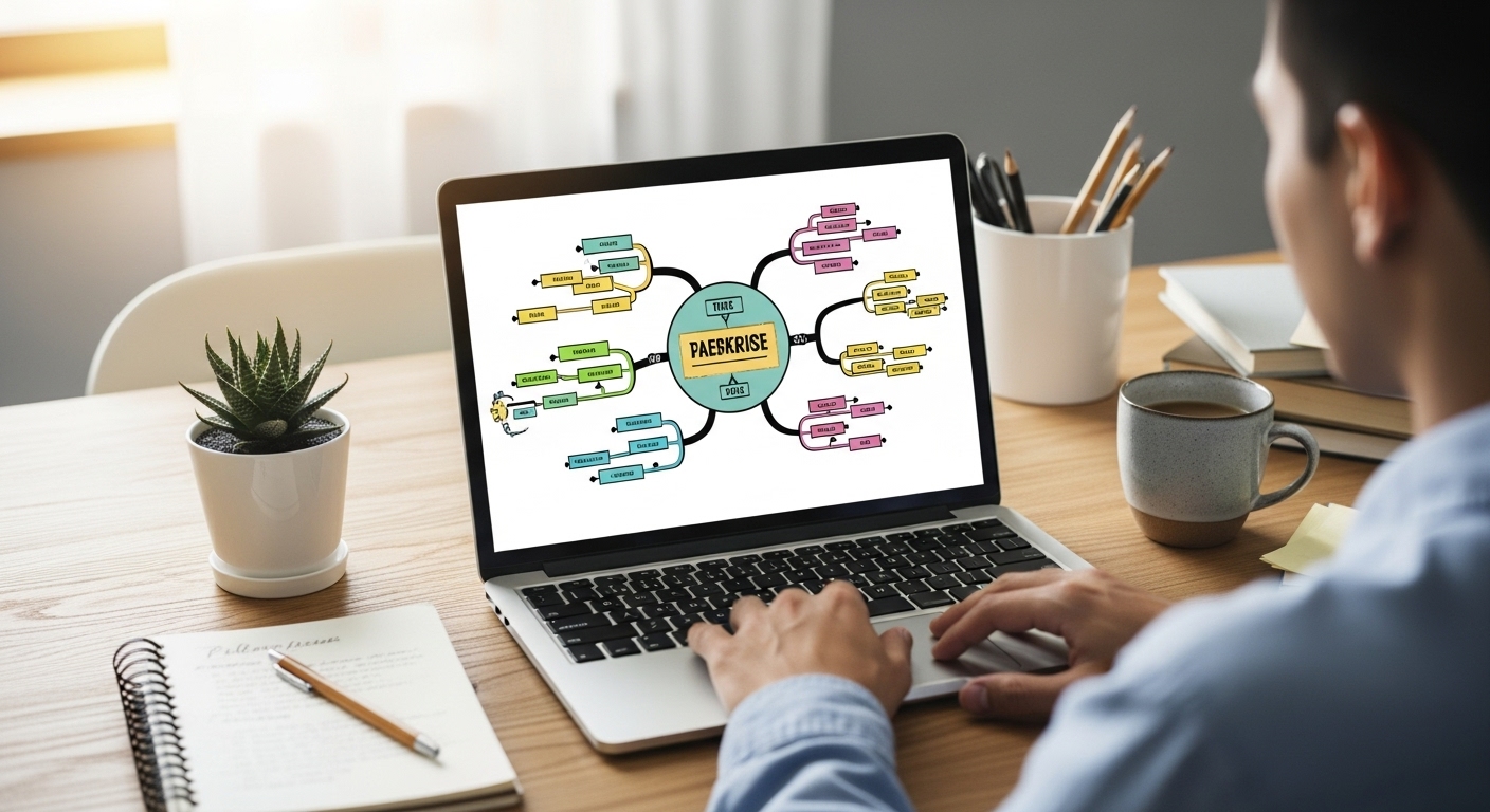 mapas mentais para organizar ideias e aumentar a produtividade